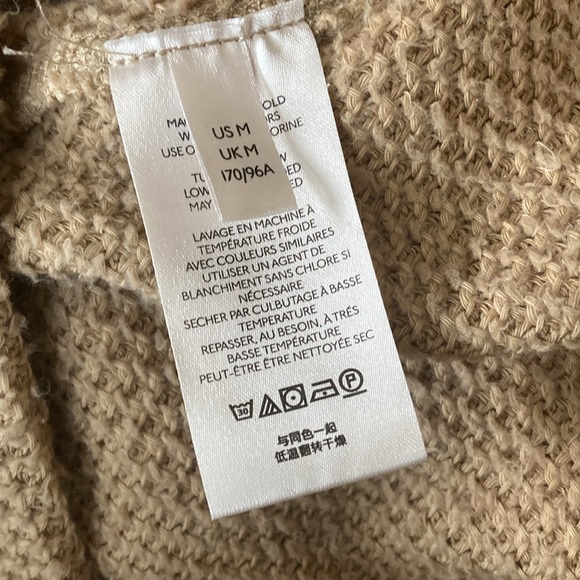 Free People Shes a Keeper Vented-Hem Tunic Sweater Tan - Picture 9 of 9